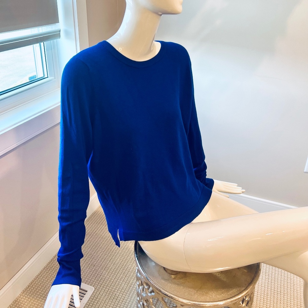 French Connection Royal Blue Sweater size S (oversized) top shirt